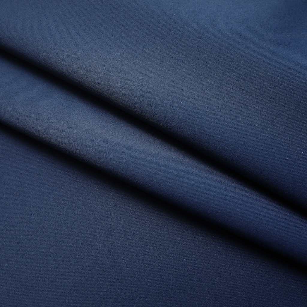 Draperie opacă, albastru, 290 x 245 cm, cu cârlige