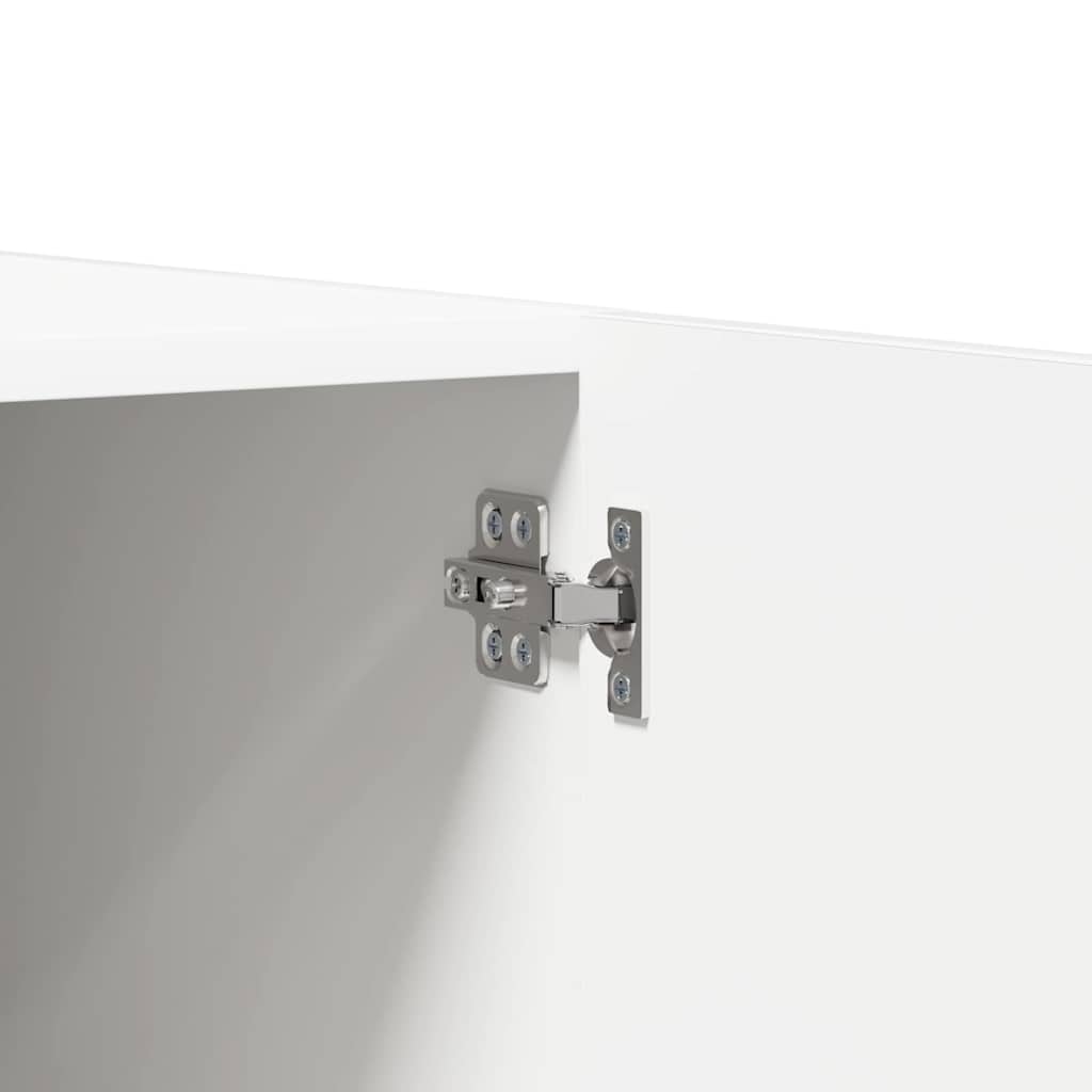 Șifonier, alb, 90x52x200 cm, lemn prelucrat