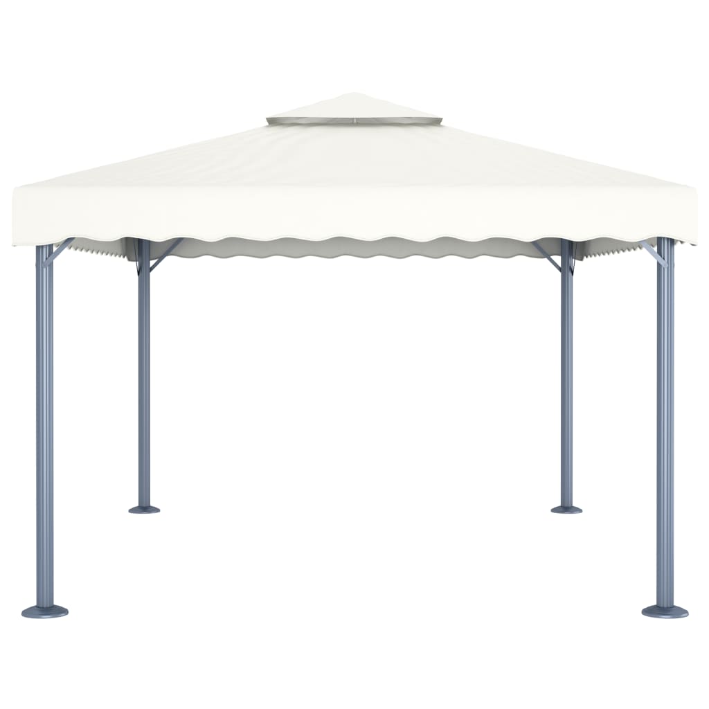 48062 vidaXL Gazebo 400x300 cm Cream Aluminium