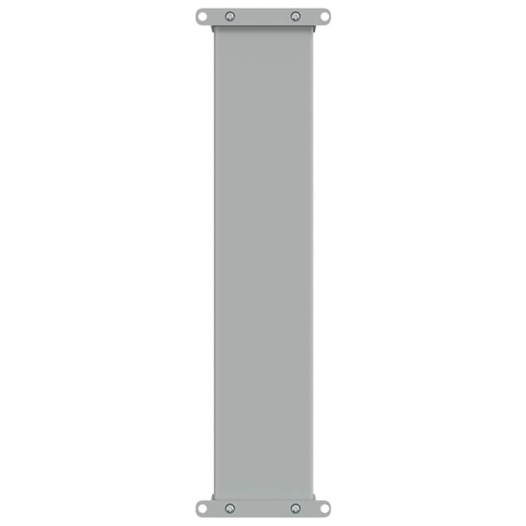 Copertină laterală retractabilă de terasă, roșu, 60 x 300 cm