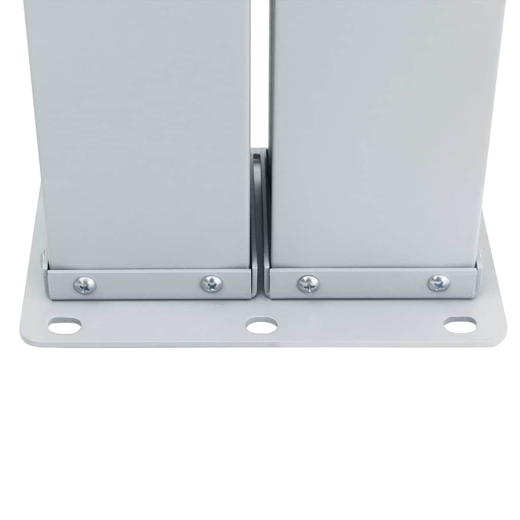 Copertină laterală retractabilă, crem, 100 x 600 cm