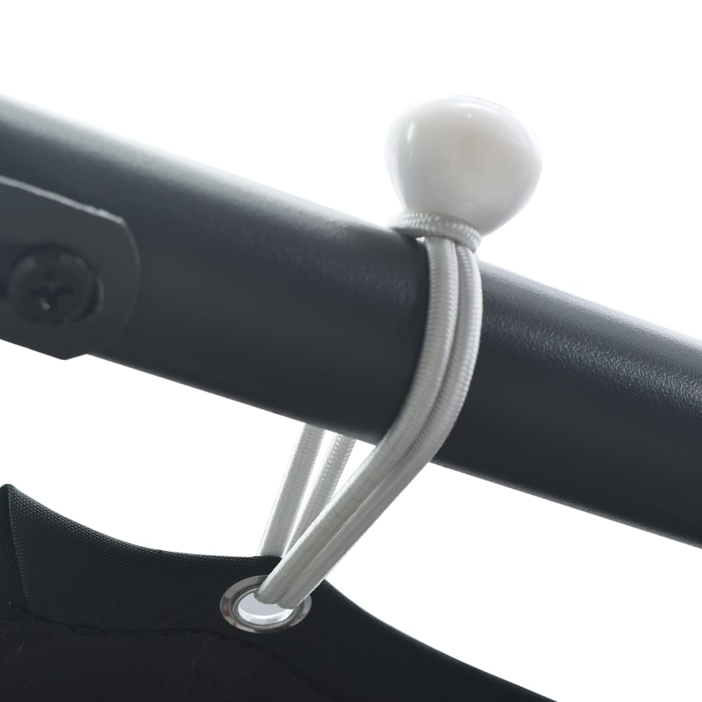 Pavilion cort foișor copertină, antracit, 3 x 3 m, oțel