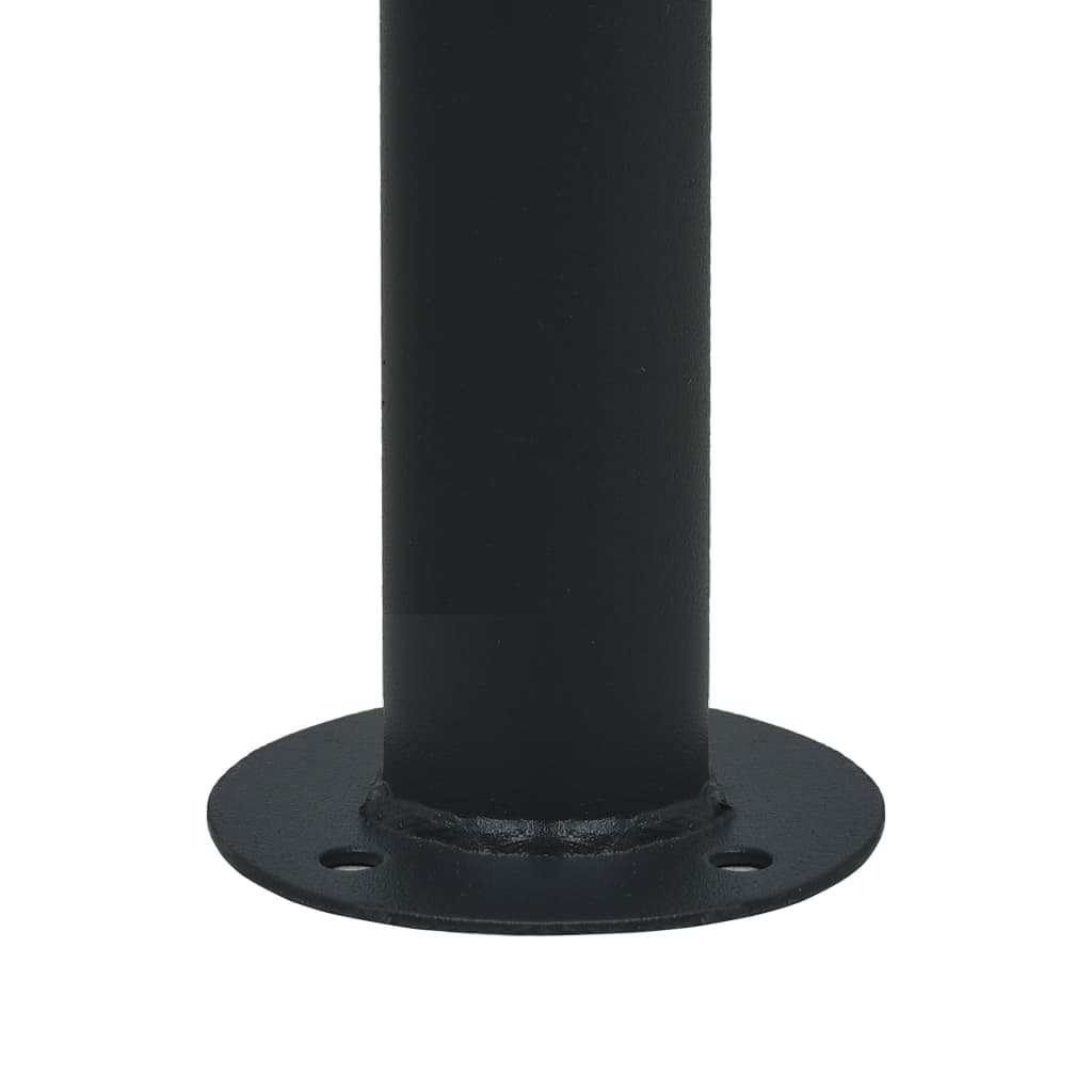 Pavilion cort foișor copertină, antracit, 3 x 3 m, oțel