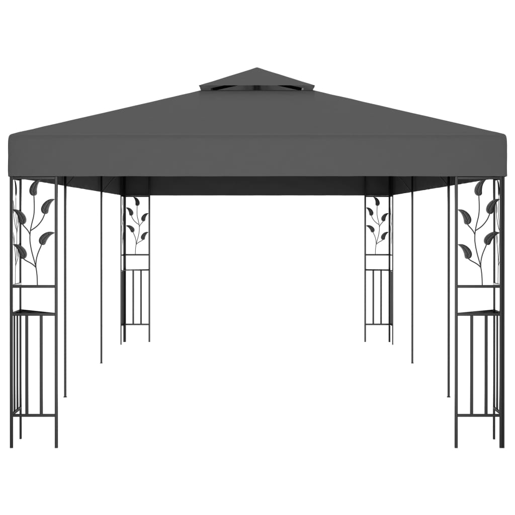 Pavilion, antracit, 3 x 6 m