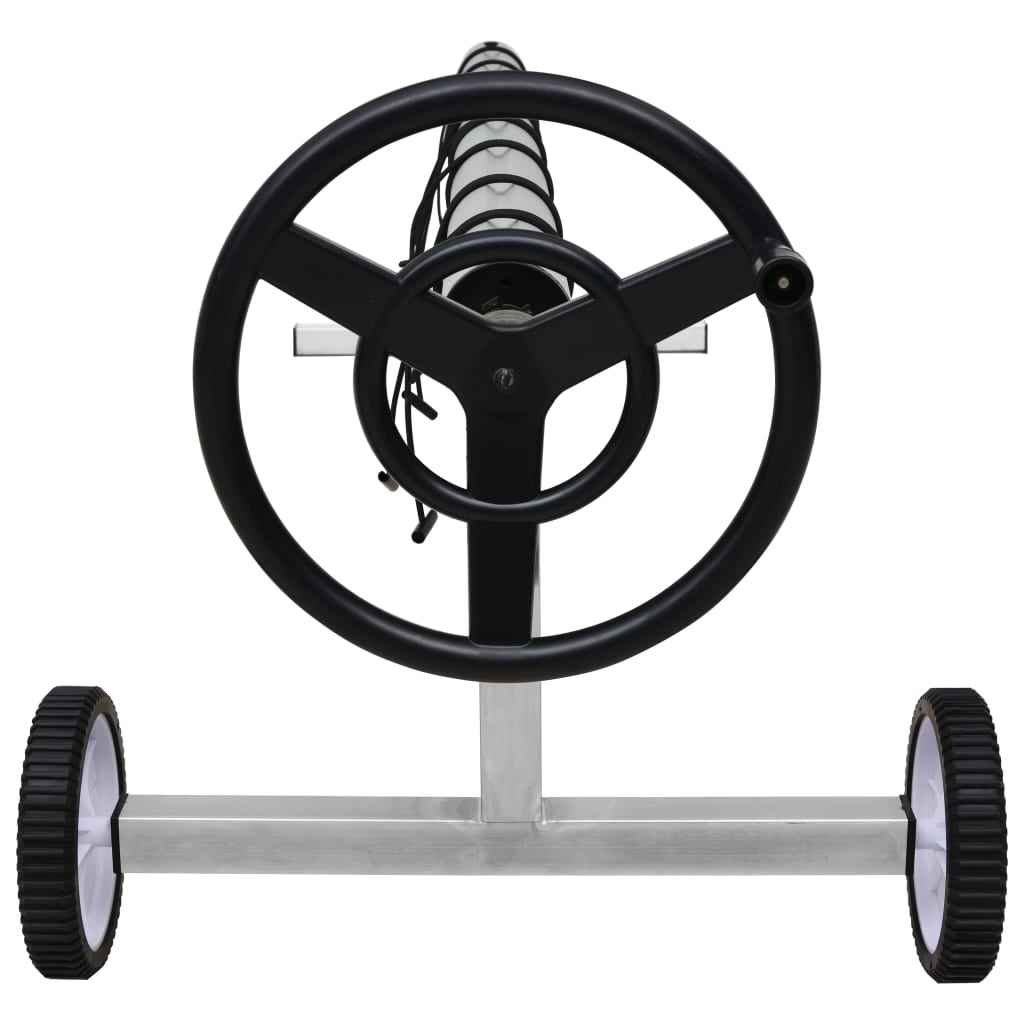 Derulator de prelată de piscină cu bază din oțel inoxidabil