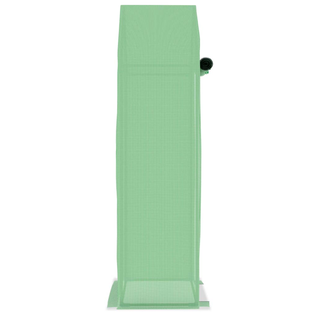 Seră cu cadru din oțel, 0,5 m², 1 x 0,5 x 1,9 cm