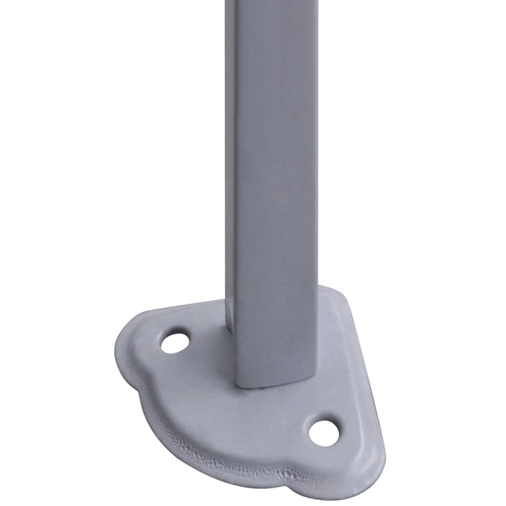 Cort de petrecere pliabil profesional, crem, 2 x 2 m, oțel