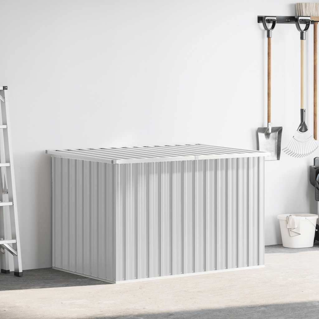 Ladă de depozitare pentru grădină, gri, 149x99x93 cm