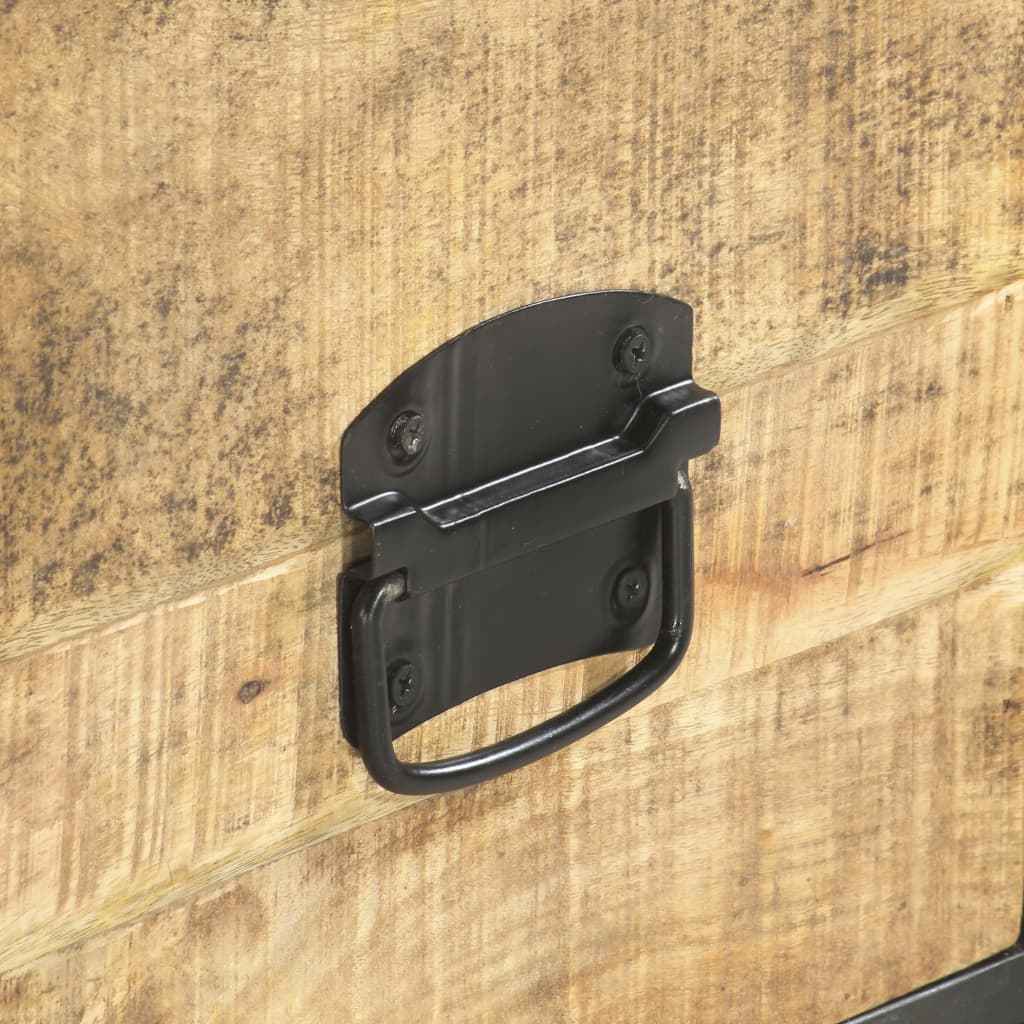 Comodă TV, 130 x 30 x 39 cm, lemn masiv de mango