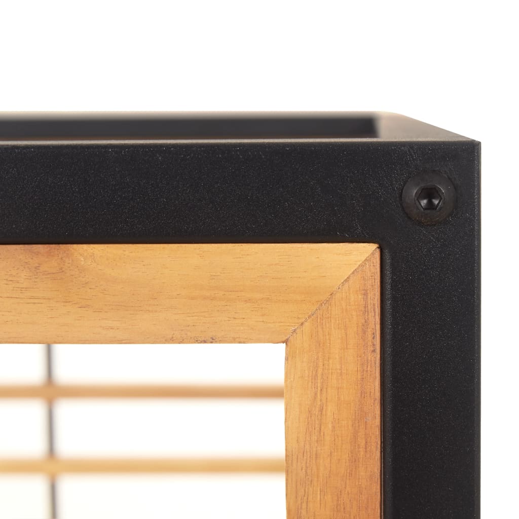 Scaune grădină cu perne 2 buc. gri închis lemn masiv de acacia