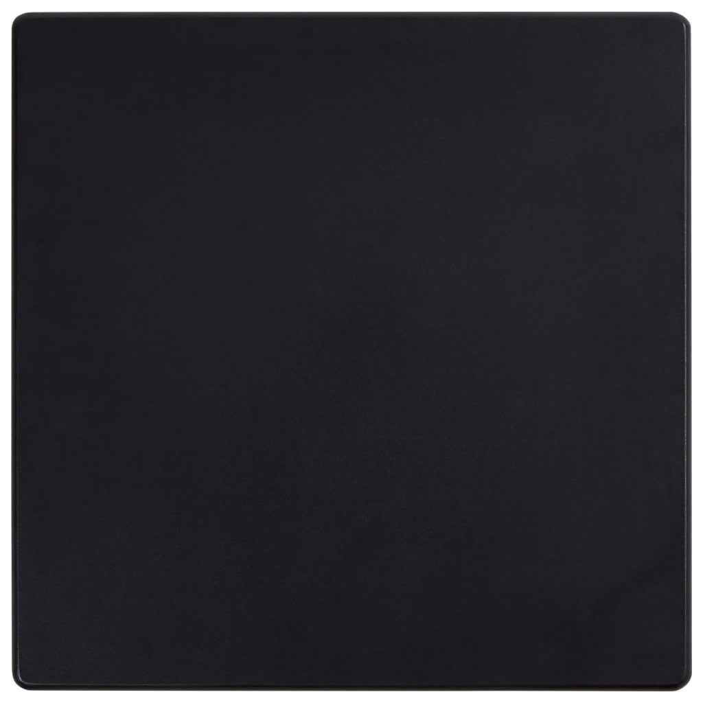 Set mobilier de bar, 5 piese, negru, plastic