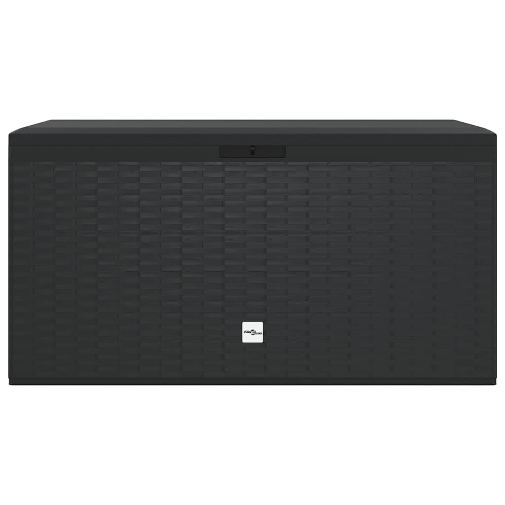 Ladă de depozitare pentru grădină, antracit, 114 x 47 x 60 cm