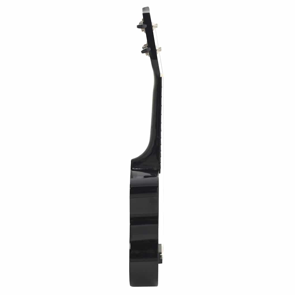 Set ukulele soprano, cu husă, pentru copii, negru, 21"