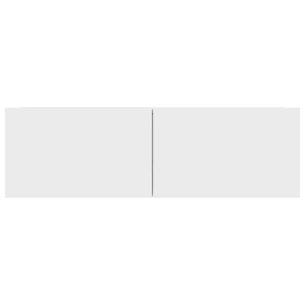 Comodă TV, alb, 100 x 30 x 30 cm, lemn prelucrat