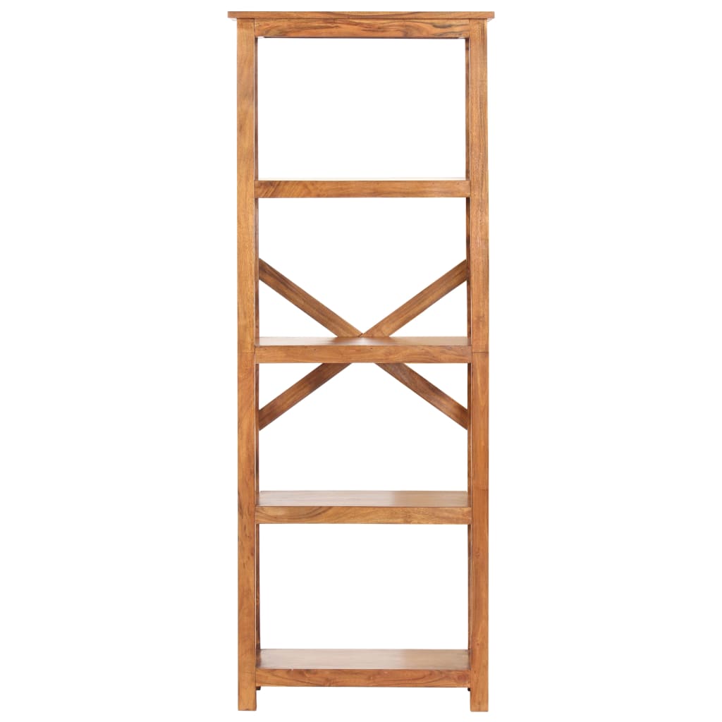 Bibliotecă, 60x30x160 cm lemn masiv acaciacu finisaj tip miere