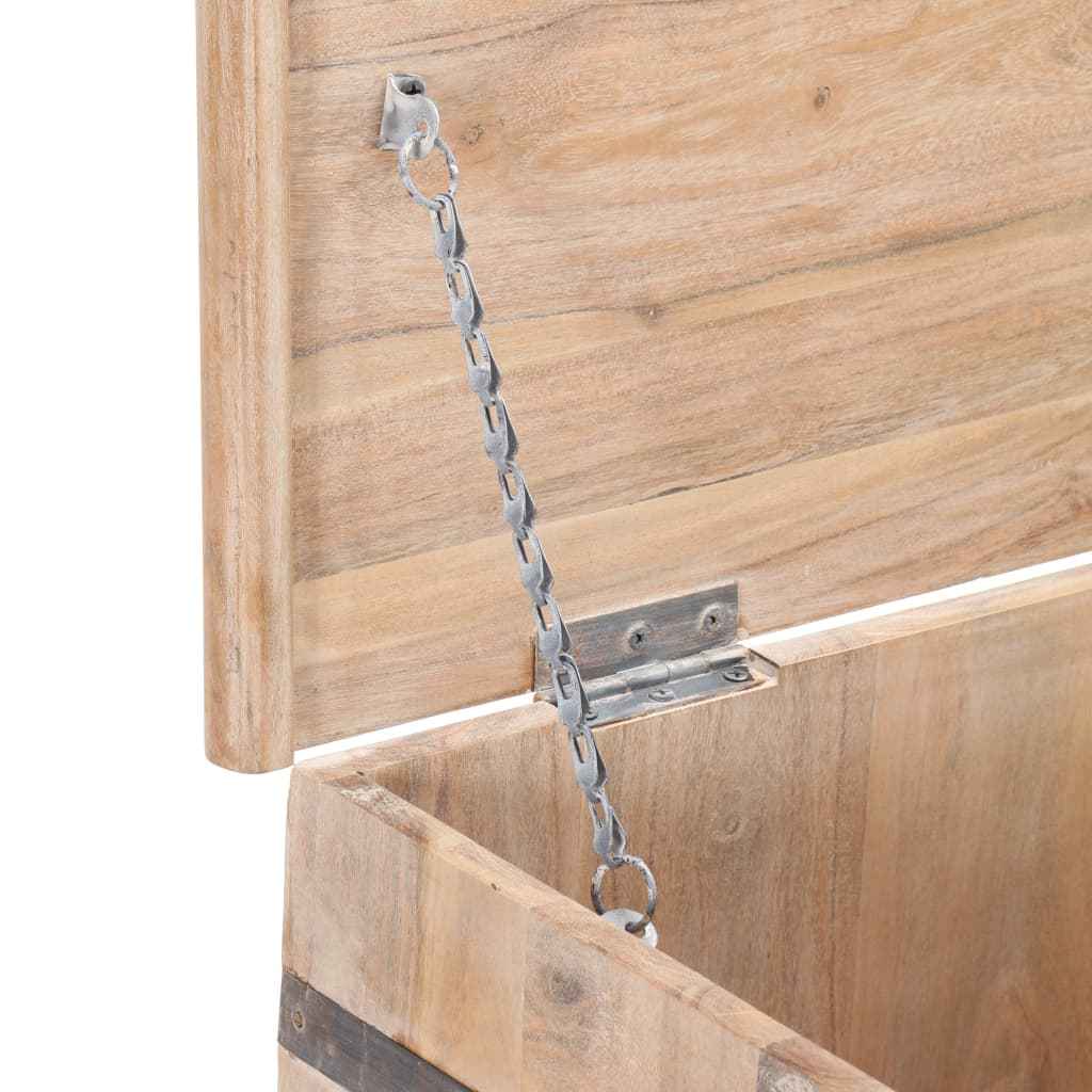 Cufăr, 90 x 40 x 40 cm, lemn masiv de acacia