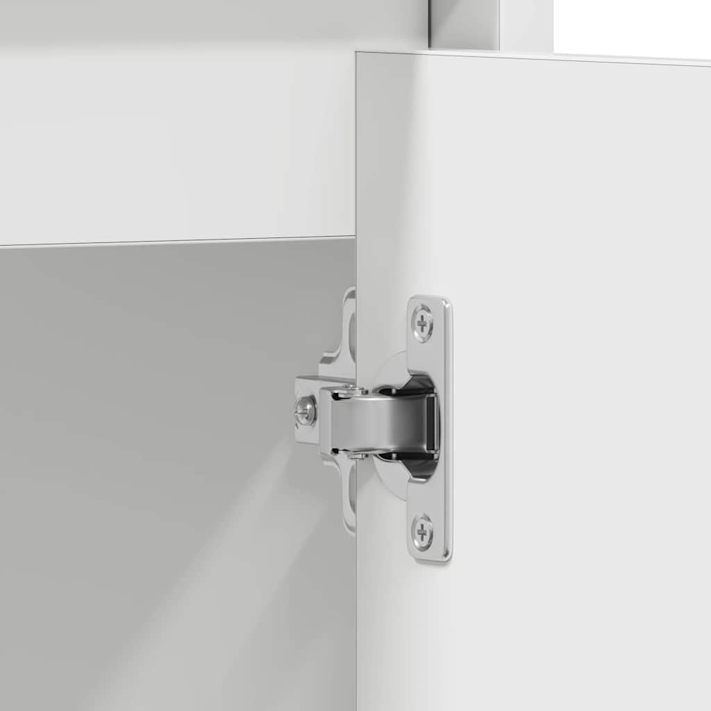 Dulap de baie, alb, 60x33x61 cm, lemn prelucrat