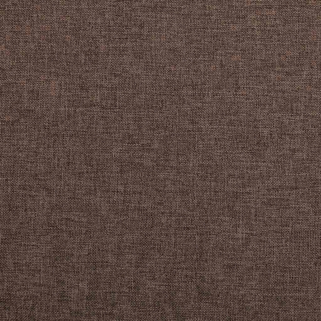 Perdele opace aspect pânză ocheți 2 buc. gri taupe 140x175 cm
