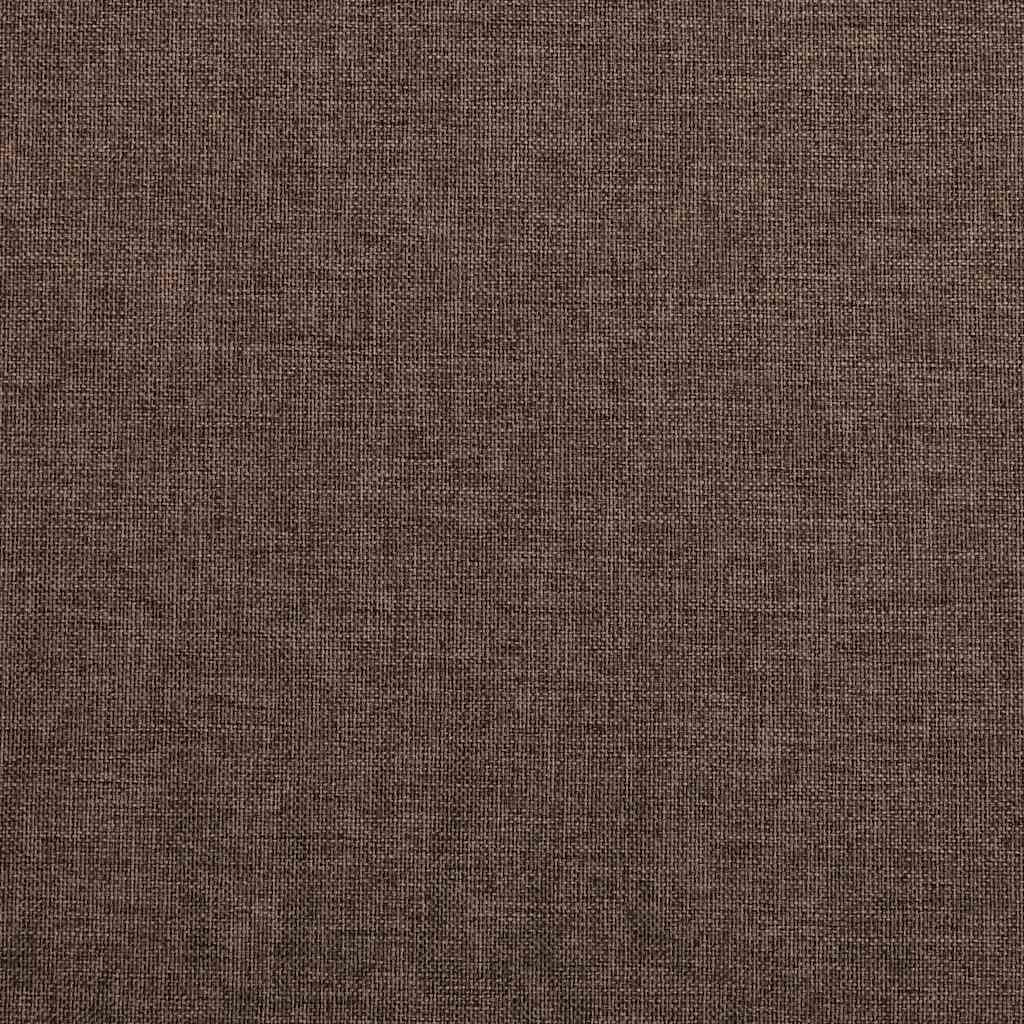 Perdele opace aspect pânză cârlige 2 buc. gri taupe 140x225 cm