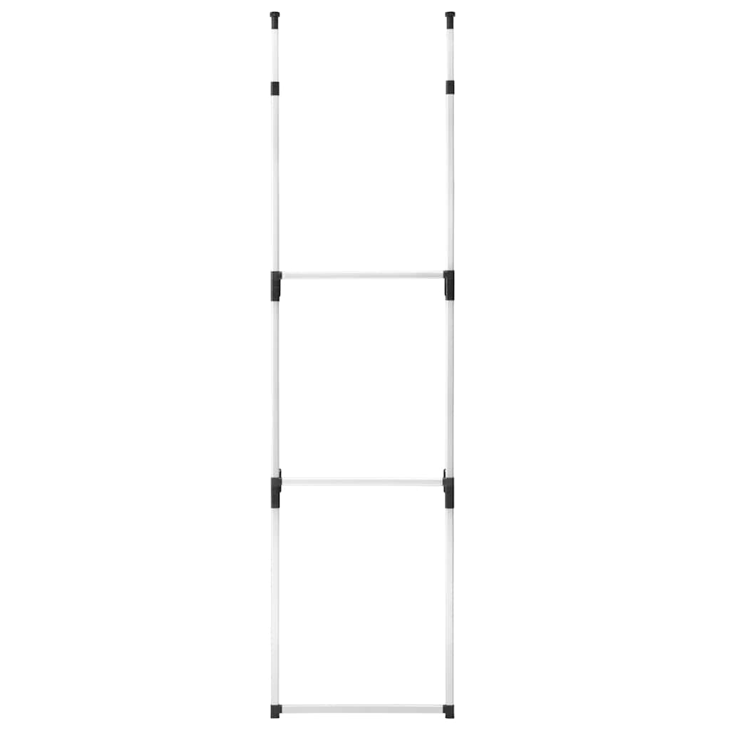 Sistem de garderobă telescopic, cu bare, aluminiu