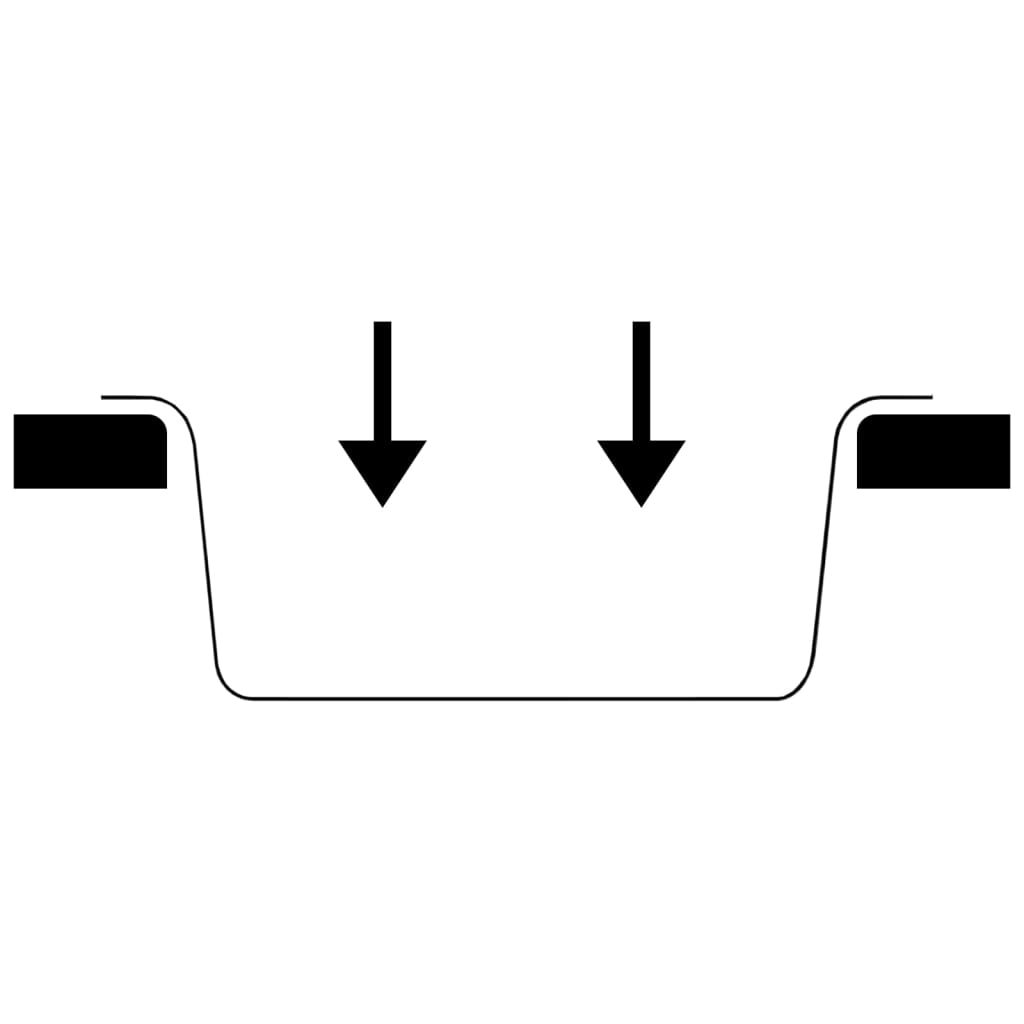 Chiuvetă de bucătărie cu orificiu de preaplin, bej, granit