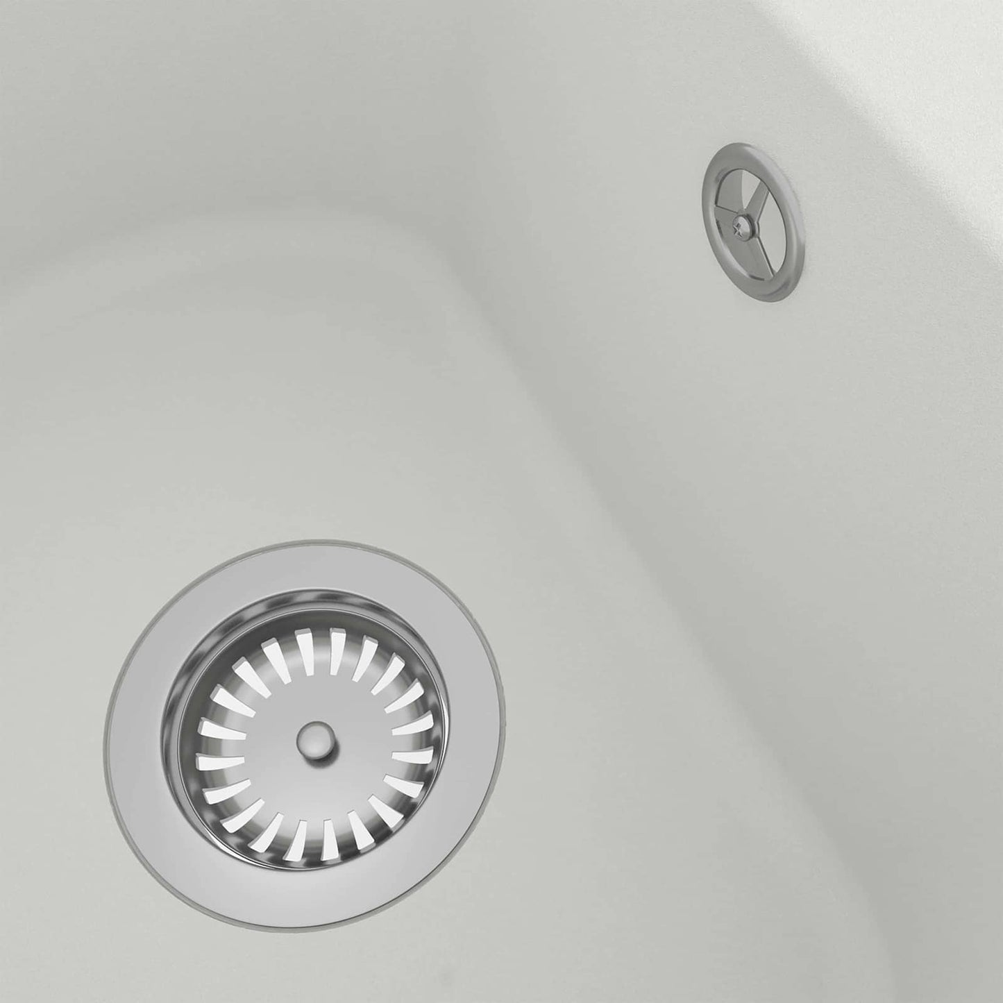 Chiuvetă de bucătărie Alb 78 x 47 x 20.5 cm Granit