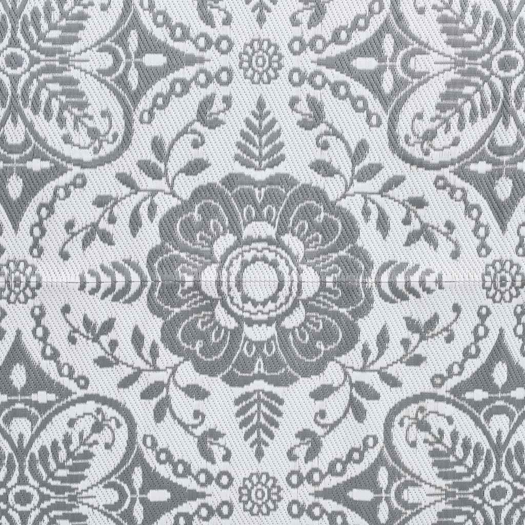 Covor de exterior, ARAKIL gri deschis, 190x290 cm, PP