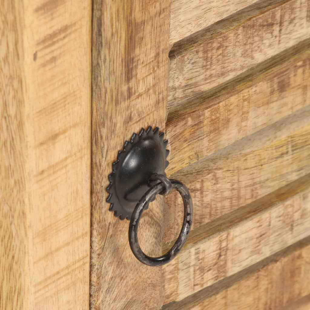 Noptieră, 40 x 30 x 50 cm, lemn de mango nefinisat