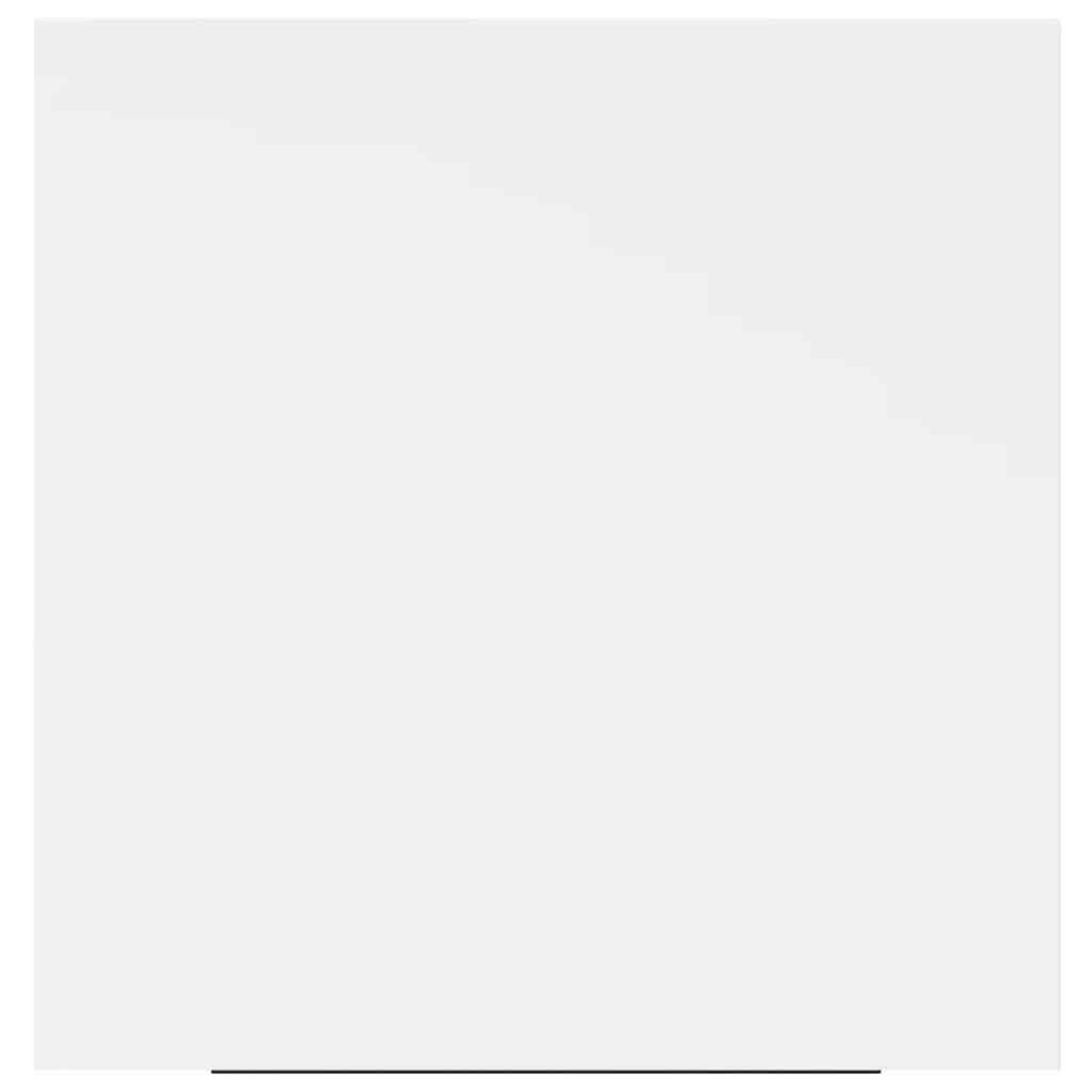 Rafturi de perete suspendate, 4 buc., alb, 23x23,5x3,8 cm, MDF