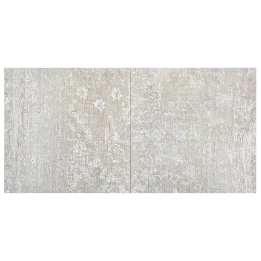 Plăci pardoseală autoadezive 55 buc. gri deschis PVC 5,11 m²