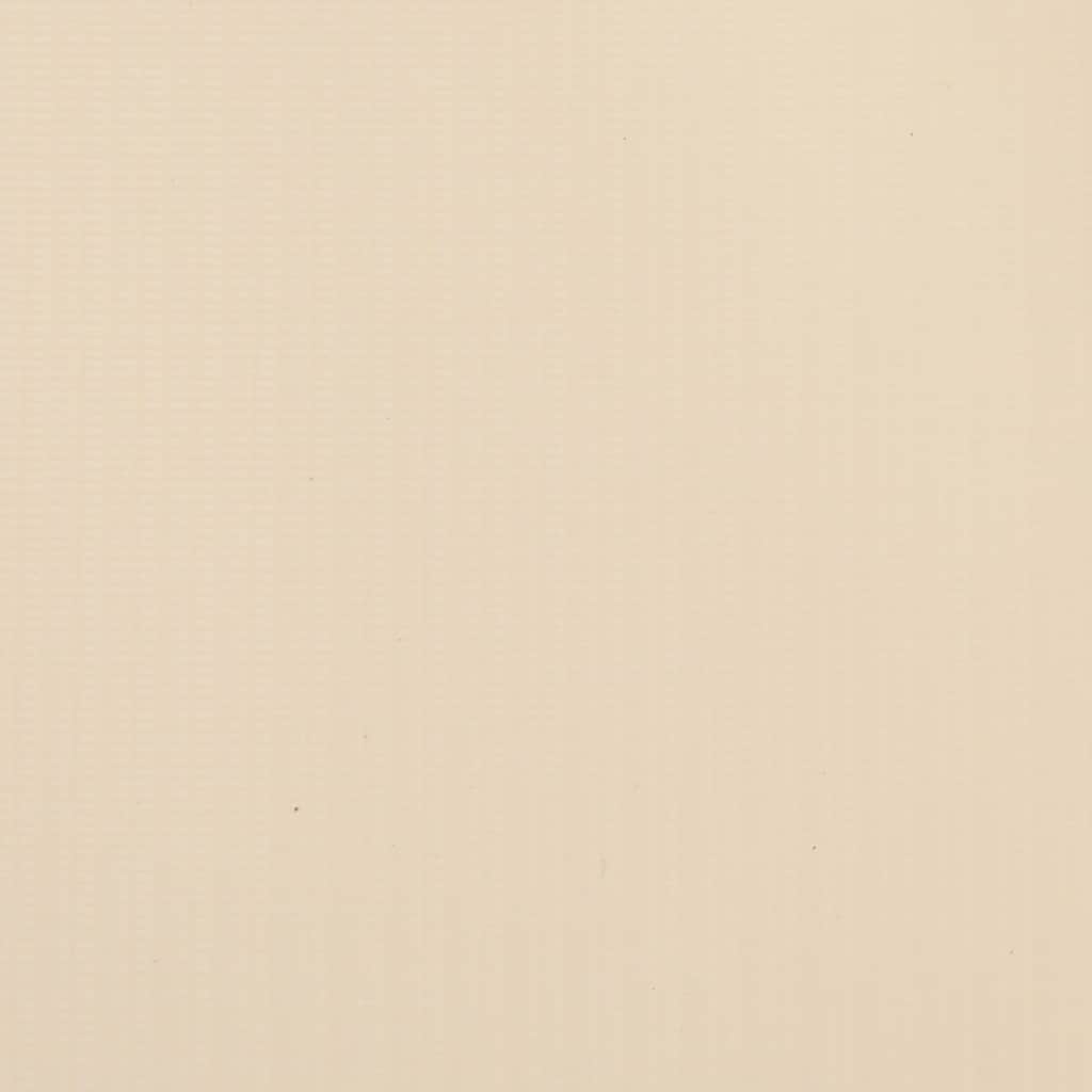 Panou de intimitate grădină, crem, 35 x 0,19 m, PVC