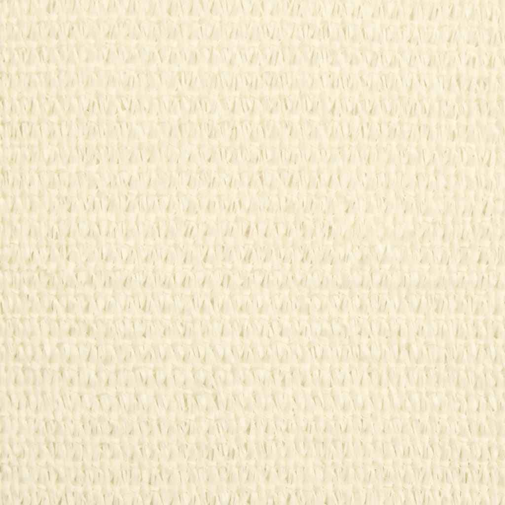 Pânză parasolar, crem, 5 x 5 m, HDPE, 160 g/m²