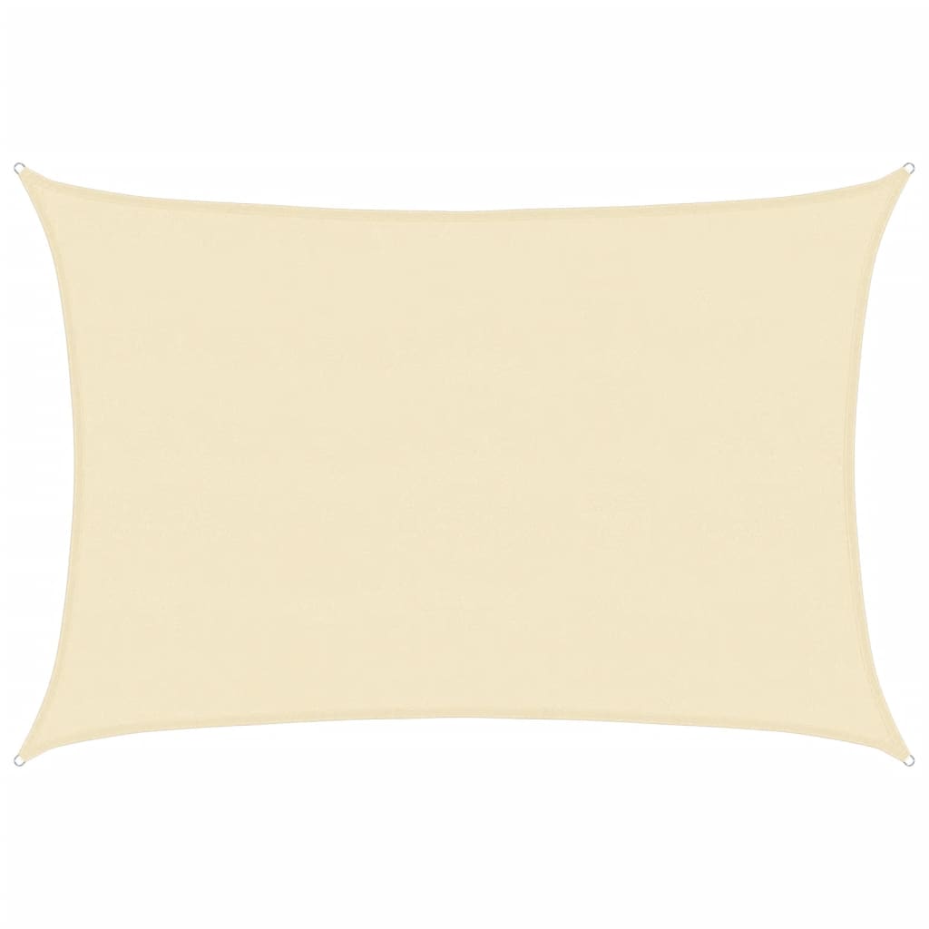 Pânză parasolar, crem, 5x6 m, HDPE, 160 g/m²