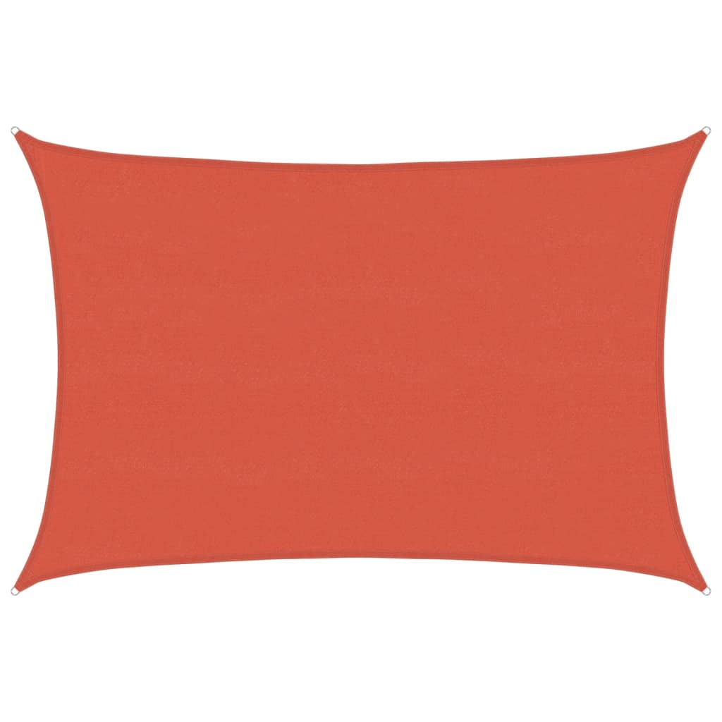 Pânză parasolar, cărămiziu, 5x7 m, HDPE, 160 g/m²