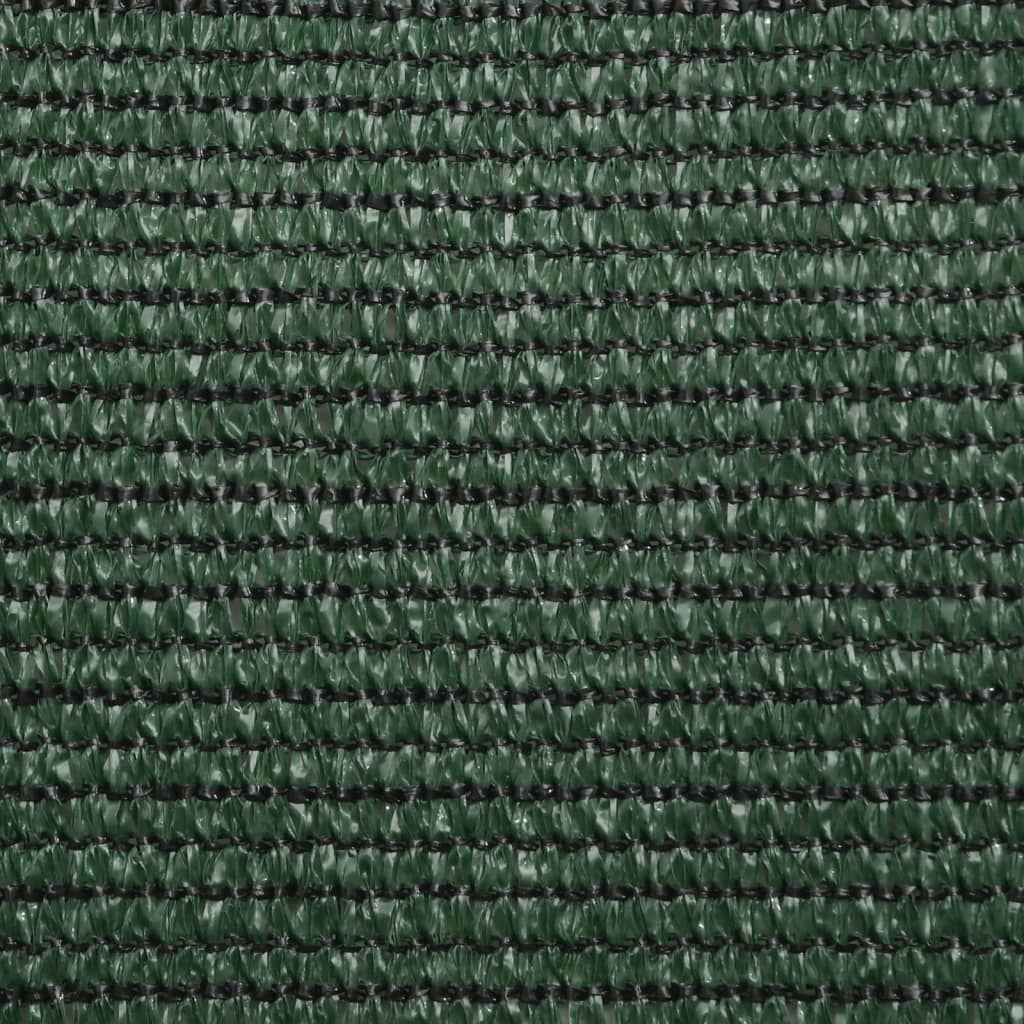 Pânză parasolar, verde închis, 3,5x4,5 m, HDPE, 160 g/m²