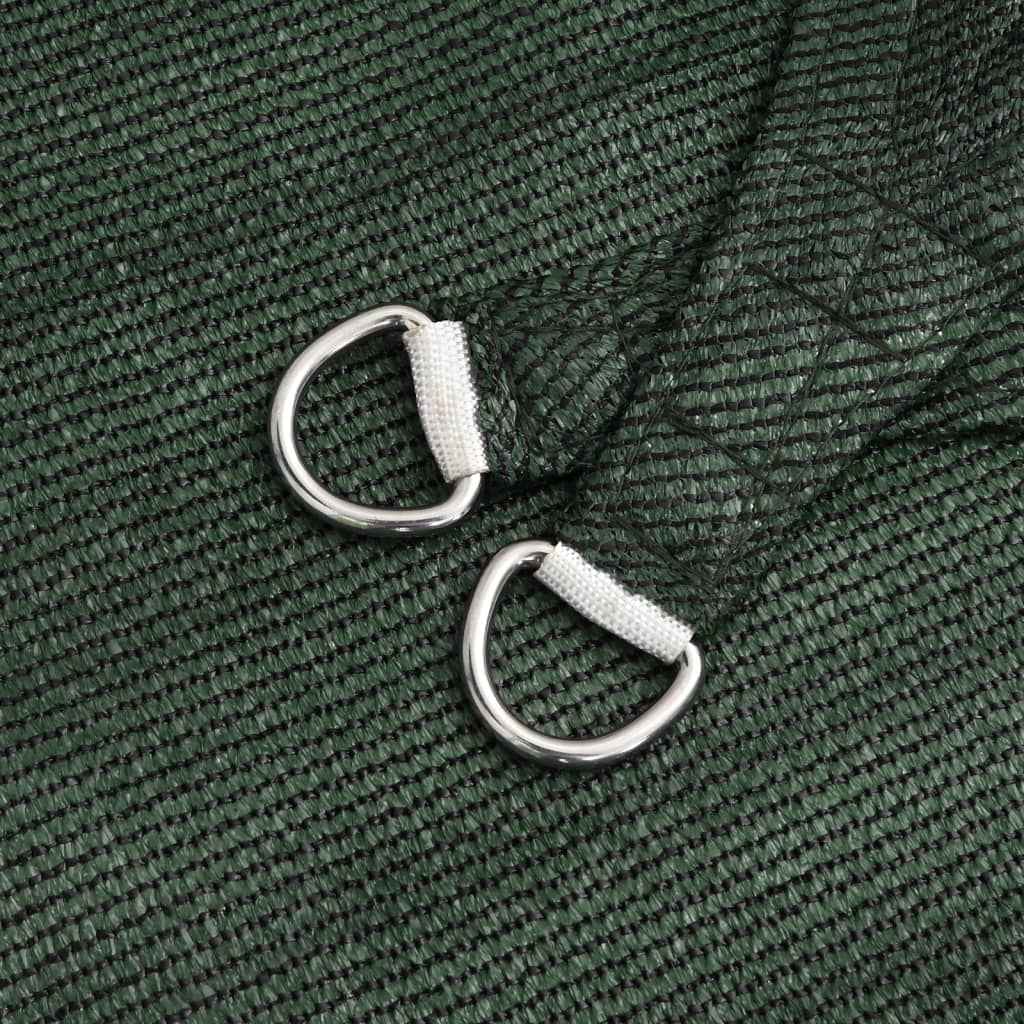 Pânză parasolar, verde închis, 5x5x6 m, 160 g/m², HDPE