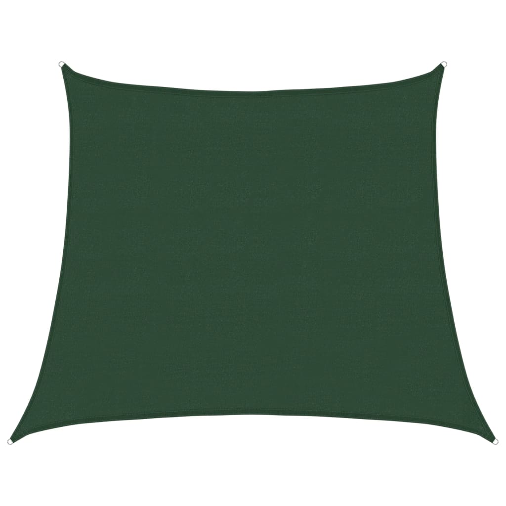 Pânză parasolar, verde închis, 4/5x4 m, HDPE, 160 g/m²