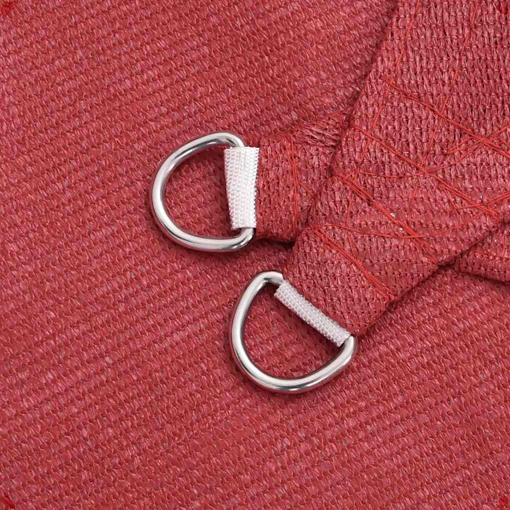 Pânză parasolar, roșu, 4,5x4,5 m, HDPE, 160 g/m²