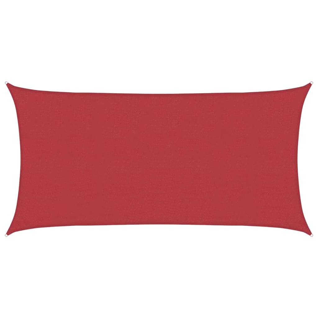Pânză parasolar, roșu, 2x4 m, HDPE, 160 g/m²