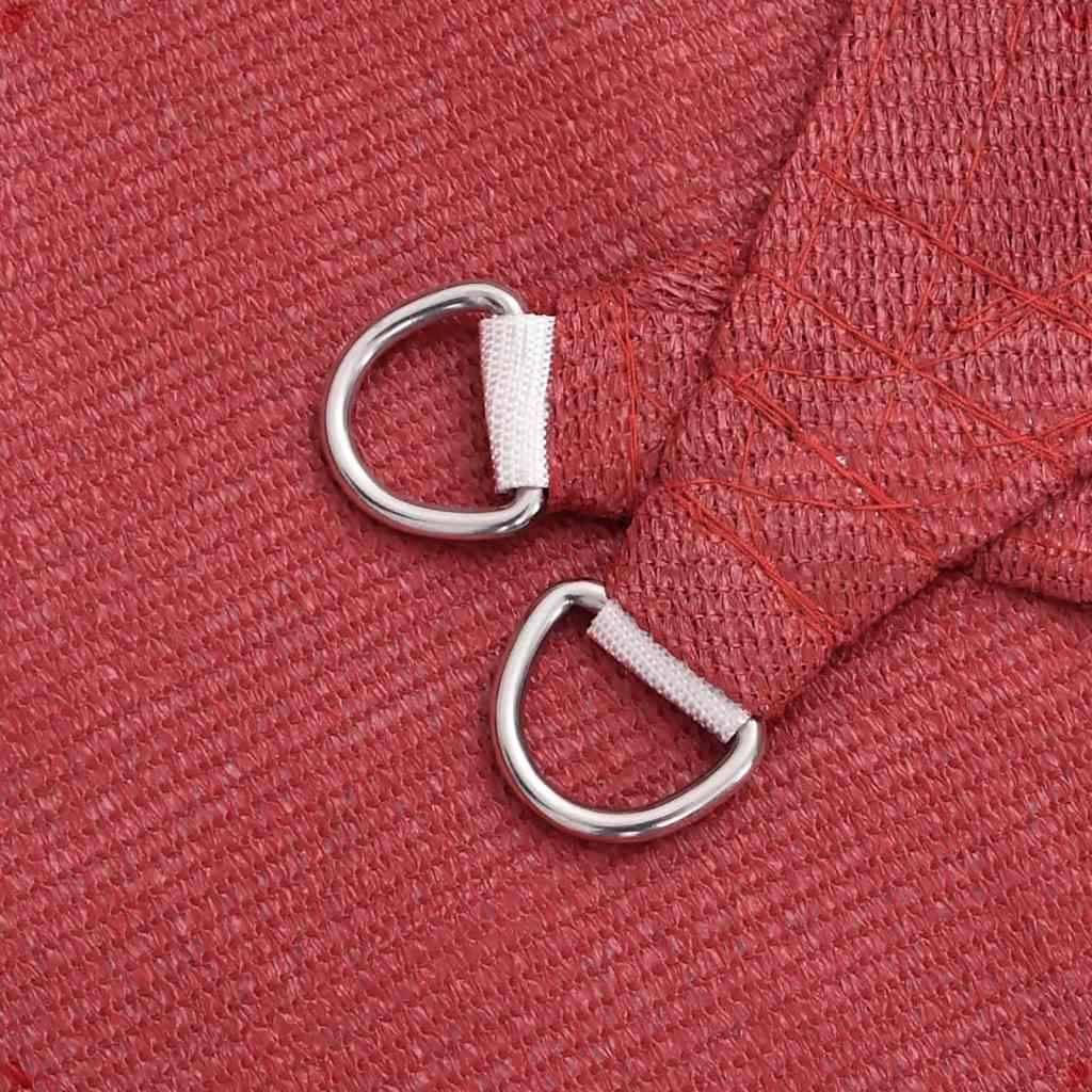 Pânză parasolar, roșu, 2,5x4,5 m, HDPE, 160 g/m²