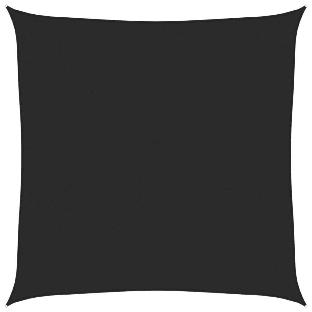 Pânză parasolar, negru, 4x4 m, HDPE, 160 g/m²
