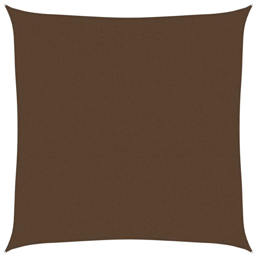 Pânză parasolar, maro, 7x7 m, 160 g/m², HDPE