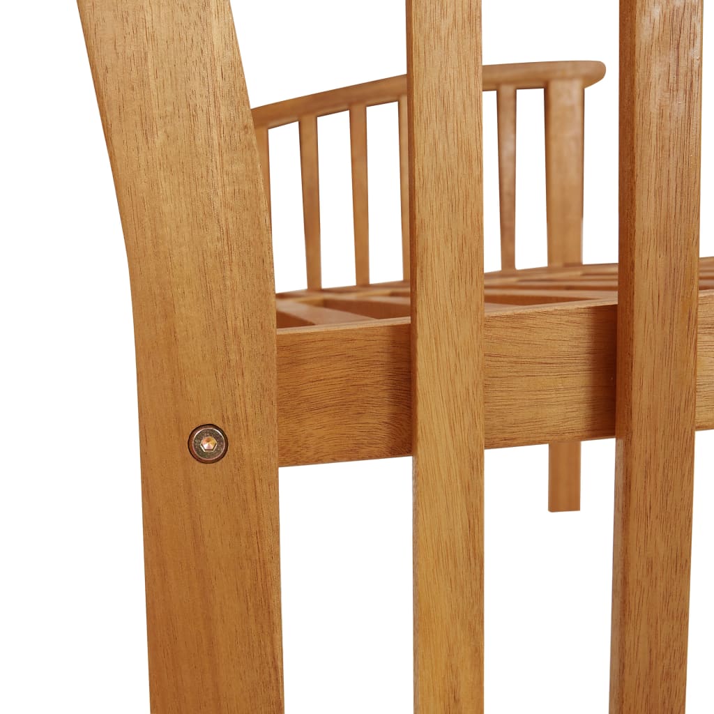 Bancă de grădină, 119 cm, lemn masiv de acacia