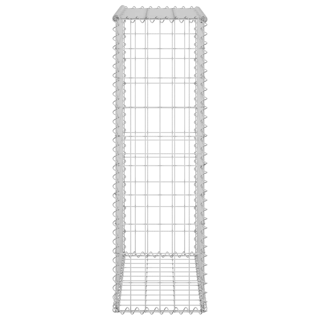 Perete gabion cu capace, 60 x 30 x 100 cm, oțel galvanizat