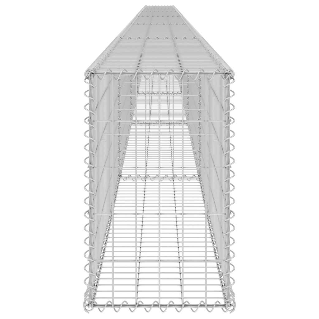 Perete gabion cu capace, 900 x 30 x 50 cm, oțel galvanizat