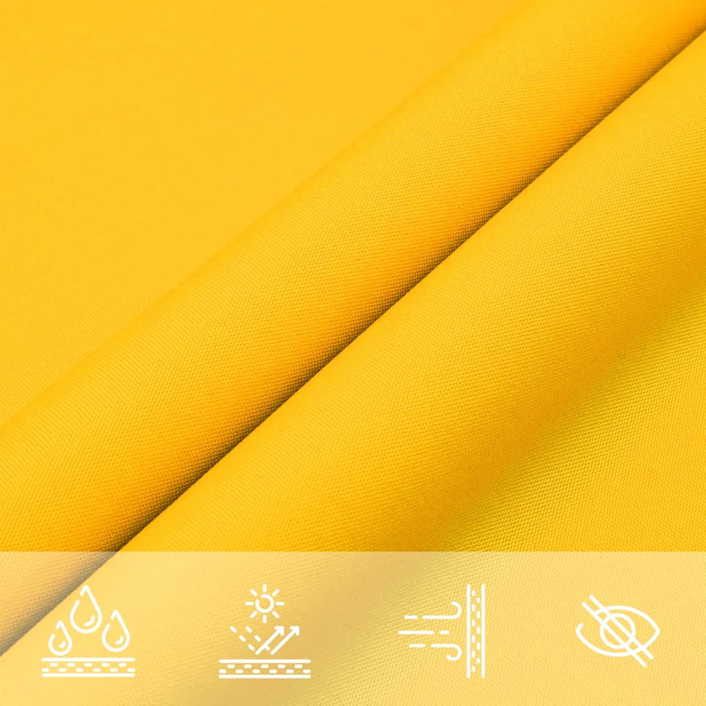 Parasolar, galben, 4,5x4,5 m, țesătură oxford, pătrat