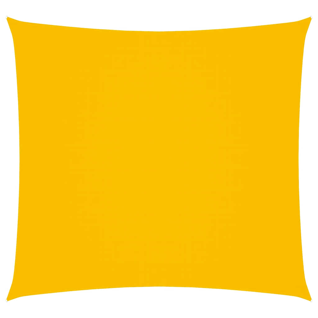 Pânză parasolar, galben, 6x6 m, țesătură oxford, pătrat