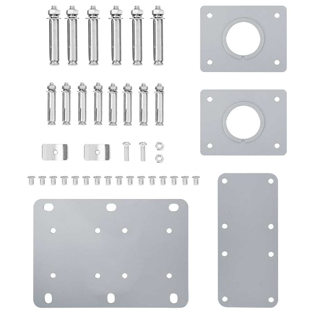 Copertină laterală retractabilă de terasă, albastru, 170x1200cm