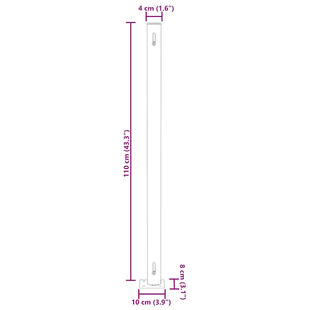 Copertină laterală retractabilă de terasă, crem, 180x300 cm