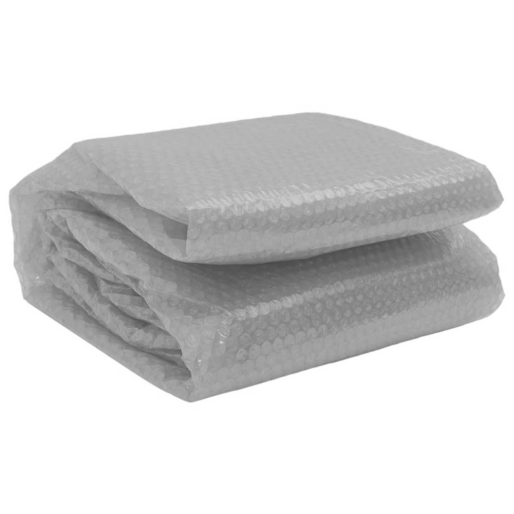 Folie solară plutitoare de piscină, gri, 455 cm, PE